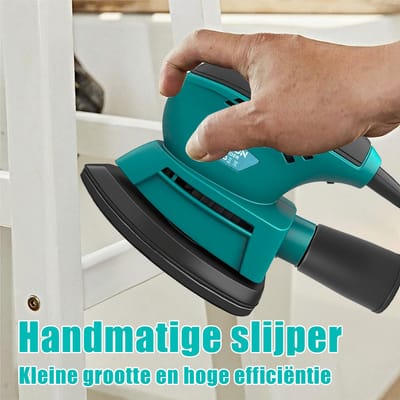 Handmatige Elektrische Slijper - Ergonomisch Ontwerp - Eenvoudig Schuurpapier Wisselen