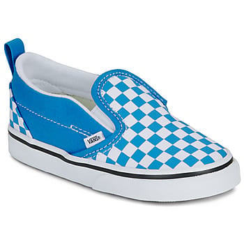 Instappers Vans Slip-On V COLOR THEORY CHECKERBOARD Bright Azure