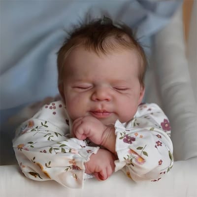 Realistische Reborn Pop - Levensgrote Baby Pop - Fantasie Spel - Handgemaakt en Beschilderd - 19 Inch - Pascale