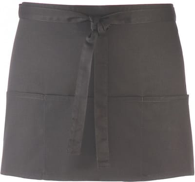 Schort/Tuniek/Werkblouse Unisex One Size Premier Dark Grey 65% Polyester, 35% Katoen