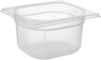 APS Gastronormbak - GN Bak - Polypropyleen - 17,6 x 16,2 cm - 1,5 Liter - Vaatwasserbestendig