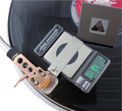Stylus Krachtmeter - Naald Krachtmeter - Nauwkeurig Afstellen - Meet op Plaat Niveau - 0.005g Resolutie - Grafiet