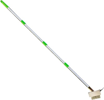 Onkruidverdelger Spleetreiniger - Terrasreiniger Grout Stripper - Buitenonderhoud - 2-in-1 Ontwerp - 1.48m Uittrekbaar - Zilver