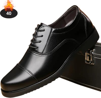 Livano Nette Schoenen Heren - Business Schoenen - Bruiloft - Kantoorschoenen - Met Veters - Zwart - Maat 40