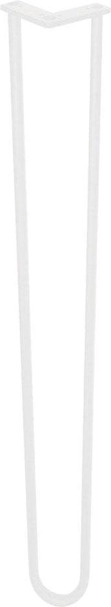 FLE - Stalen hairpin wit hairpin ø 1,6 cm en hoogte 105 cm