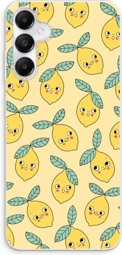 Case Company® - Hoesje geschikt voor Samsung Galaxy A05s hoesje - Citroenen - Soft Cover Telefoonhoesje - Bescherming aan alle Kanten en Schermrand