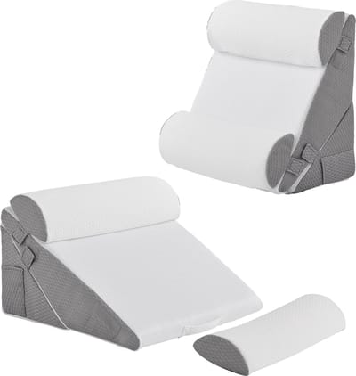 Verstelbare 4-delige bedwigkussenset voor pijnverlichting en comfort