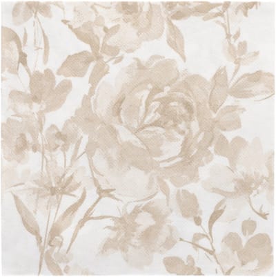 50 Servetten ROYAL Collection 1/4 vouw 40 cm x 40 cm zand Rose