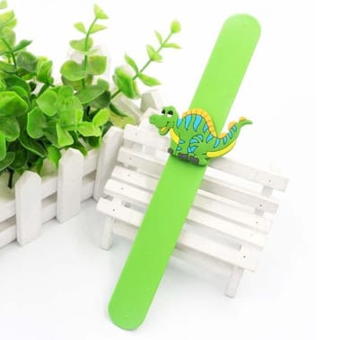 Kinder Armband Dinosaurus - Slap On armband - Armband - Kinderamband - Armbandje - Dino - Dinosauriër - Groene dierenarmband - Bracelet - Green Animal Dinosaur bracelet