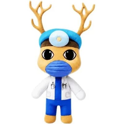 Horror Dierenziekenhuis Pluche Speelgoed Blauwe Hond Zacht Gevuld Cartoon Pop Verzamelaar Voor Volwassen Fans Woondecoratie Knuffelbaar Cadeau