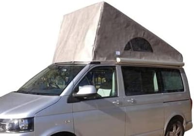 Opklapbare dakbedekking - Camper dakhoes - Bescherming camperdak - Ademend waterdicht materiaal - 40 x 30 x 40 cm - Grijs