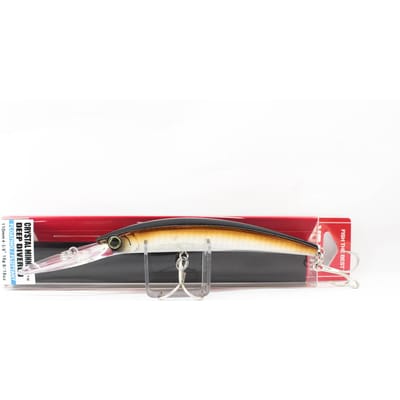 Yo Zuri Crystal Minnow DD 110 mm Drijvend Aas R1135-HRSN (1145) gray