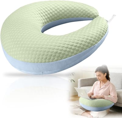 Ergonomisch Leespillow, Gaming Arm Cushion en Ondersteunend Kussen voor Comfortabel Lezen, Spelen en Werken (Lichtgroen)