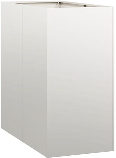 vidaXL - Plantenbak - 40x80x80 - cm - roestvrij - staal