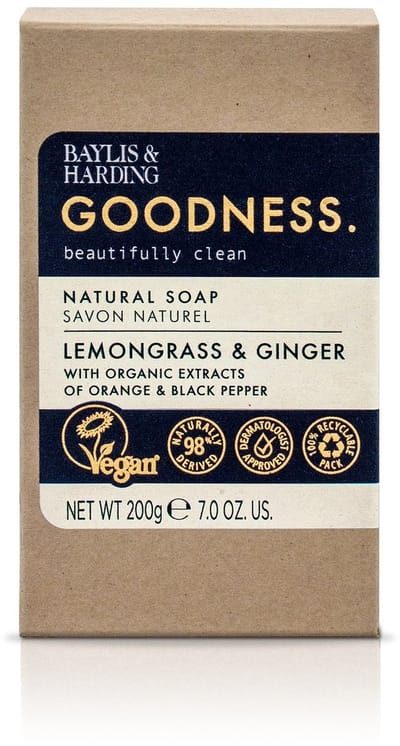 BAYLIS & HARDING SOAP GOODNESS LEMONGRASS & GINGER
