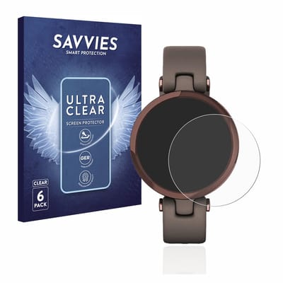 Savvies - Screenprotector voor Garmin Lily - Folie Beschermfolie transparant 6 Stuks