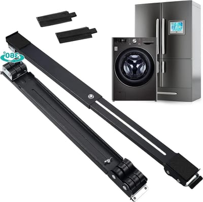 Meubelrollers - Verplaatsingsgereedschap - Zware Apparaten Verplaatsen - 360° Draaibaar - Tot 700 kg - Zwart