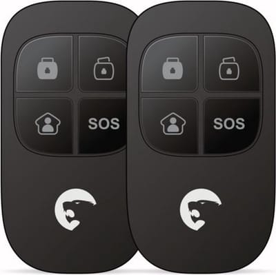 eTIGER afstandsbediening - set 2 stuks ook voor andere 433Mhrz centrales bv. Sigmatek, Elro ed