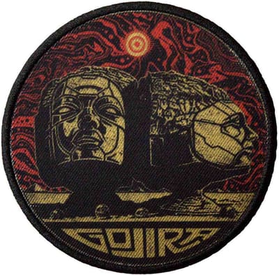 Gojira - Sculpted Heads Patch - Zwart/Multicolours