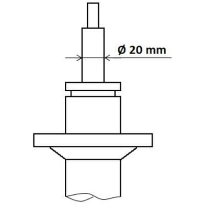 Schokdemper Excel-G KYB 3338041
