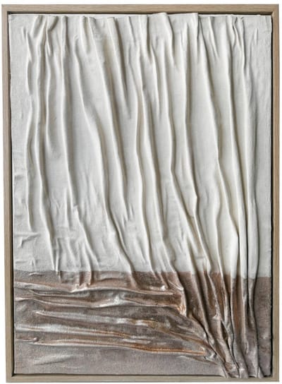 Schilderij abstract tweekleurig