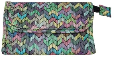 Rojafit - Make-up Tasje - met Spiegel - afmeting: 17 x 6 x 10 cm.- Ibiza Style Purple