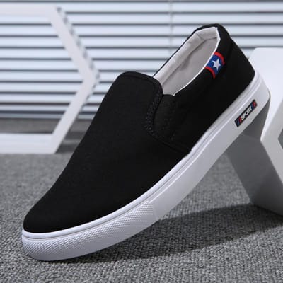 Lente Nieuwe Stoffen Schoenen En Zeilen Slip-On Stoffen Schoenen Stoffen Schoenen Loafers Casual Schoenen Herenschoenen Zomer 39
