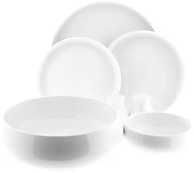 Belicia - Porseleinen Serviesset - 27-delig - Wit - 6-Persoons - Servies