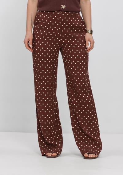 Ydence Pants Stacey Broeken Dames - Bruin - Maat S