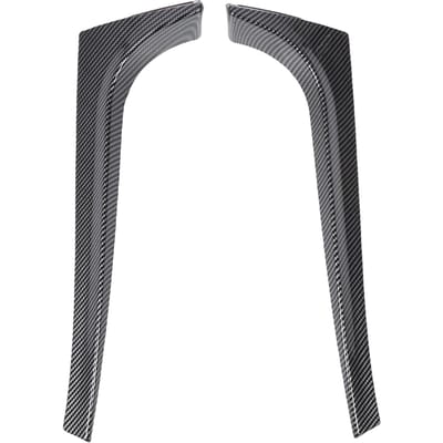 Paar Achterruit Zijspoiler Vleugelafdekking Trim Sportieve Look Achterruit Zijsplitter Vervanging voor MK5 R32 2003 gray