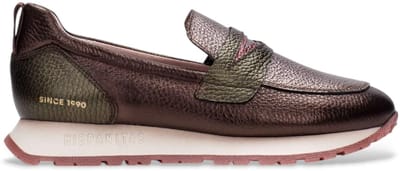 Hispanitas Bruine Kansas Leren Mocassins