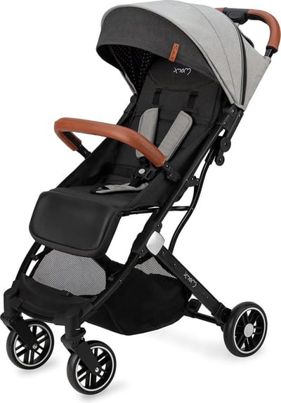 Buggy vanaf 6 maanden (tot 15 kg) met 5-punts riem, boodschappenmand en telescoopstang - inklapbaar Kinderwagen