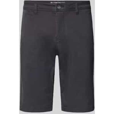 slim fit chino-shorts van katoenmix