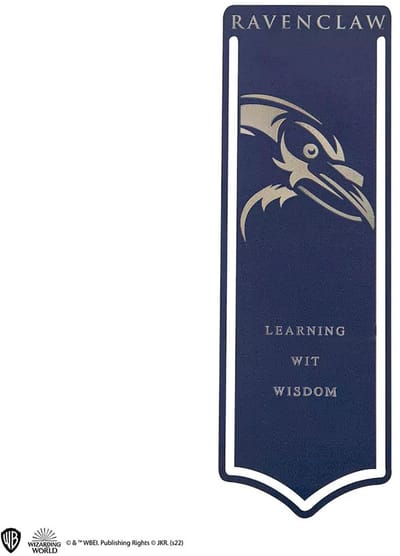 Cinereplicas Ravenclaw / Ravenklauw Crest / Wapen Metal Bookmark - Harry Potter