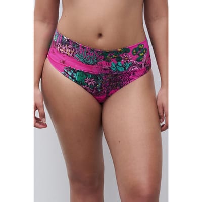 Chantelle Sauvage - bikinislip taille - maat 42 - pink jungle - C17UC5-A10