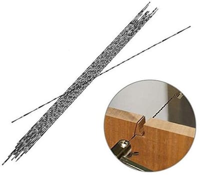 Decoupeerzaagbladen - 12 stuks - Geschikt voor hout en metaal - Spiraaltanden - Voor precisiewerk - Ideaal voor hobbyisten en professionals
