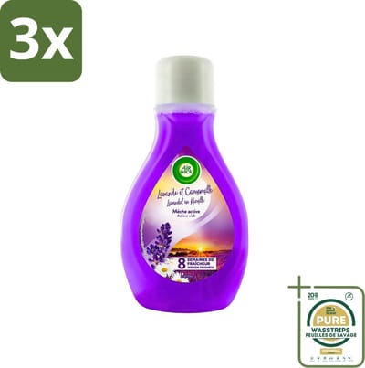 3 x Air Wick - Actieve Wiek Luchtverfrisser - Lavendel & Kamille - 375ml - Grootverpakking - Actieve Wiek - Geurverspreiding - Lavendel - Kamille - Luchtverfrisser