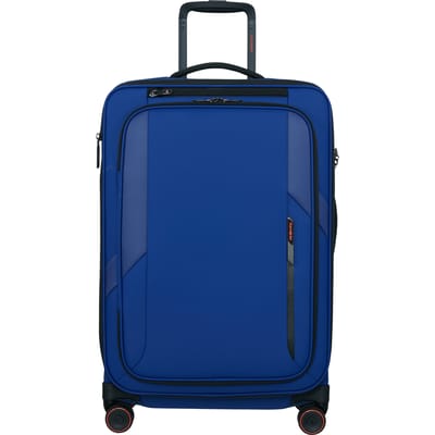 Samsonite Koffer - Glazed spinner 67/24 ( 4 wiel) lichtgewicht koffer - 44 x 67 x 30/33 cm - uitbreidbaar - Electric blue - 94 l
