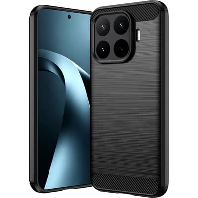 Mocaa Xiaomi 17T Pro Brushed Beschermhoesje Zwart