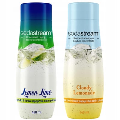 Sodastream - Concentraten Set - Lemon-Lime en Lemonade - 440ml - Milieuvriendelijk