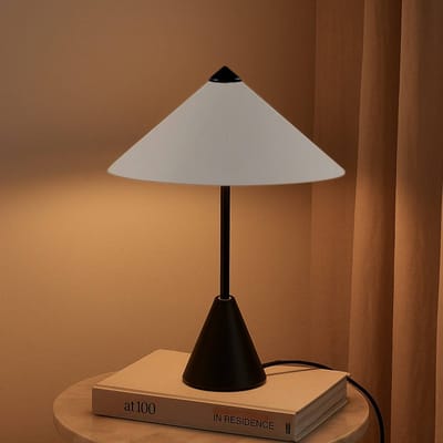 Lindby - Tafellamp - 2lichts - metaal - H: 35.8 cm - G9 - zwart, lichtgrijs