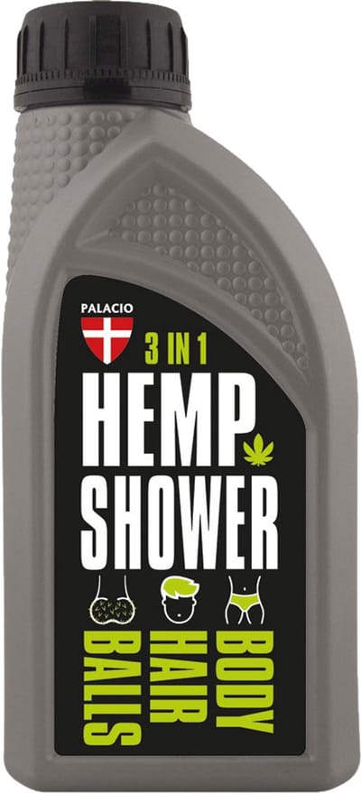 Palacio Cannabis 3-in-1 Douchegel voor Mannen – Hennepolie – Lichaam, Haar & Intieme Verzorging – Hydraterend & Verzachtend – 500 ml