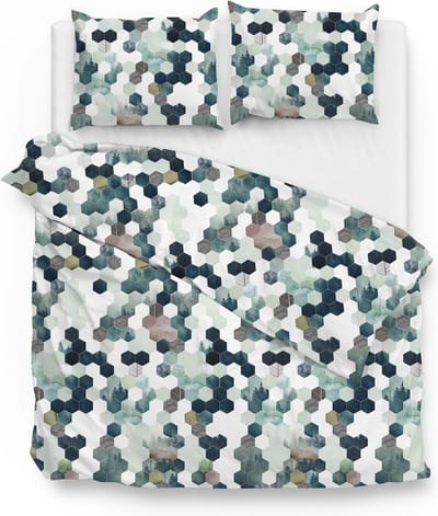Zohome Hero Dekbedovertrek- Flanel - Tweepersoons - 200x200/220 cm - blue
