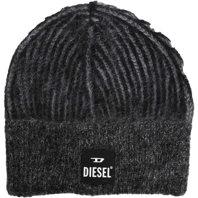 Diesel K-Edro Mohair Muts (Zwart)