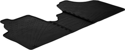 Gledring Rubbermatten passend voor Citroen Jumpy / Peugeot Expert / Fiat Scudo 2007-2016 (TK profiel 3-delig + montageclips)