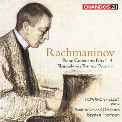Howard Shelley, Royal Scottish National Orchestra - Rachmaninoff: Piano Concertos Nos 1-4 | Rhapsody on a Theme of Paganini (2 CD) (Remastered)