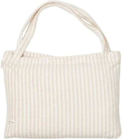 Luiertas Mom Bag - Beige Badstof - Biologisch Katoen - Eén Maat