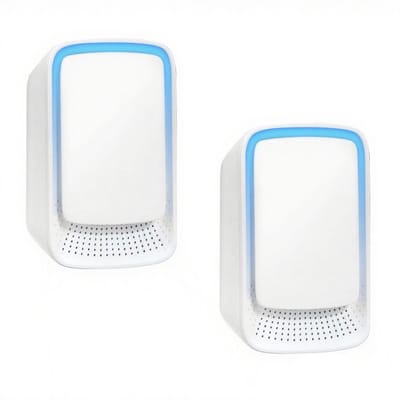 Luchtreiniger - 2-pack plug-in negatieve ionen luchtreiniger - Negatieve ionen luchtreiniger - Luchtreiniger voor thuis - Negatieve ionen luchtreiniger - Luchtverfrisser - Ionisator - Wit
