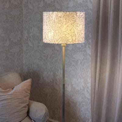 PR Home Vloerlamp Amy, Eldertree groen/goud, hoogte 150 cm, E27