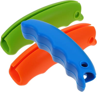 Boodschappentas handvatten - 3 stuks - Siliconen tas grip houder - Boodschappentas - Siliconen boodschappentas handvatten - Handvatten - Handvatten - Plastic tas houder - Boodschappentas houder - Tas houder - Handvatten - Tassen - Veilig